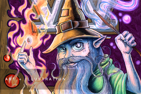 wizard illustration by joe diguiseppi